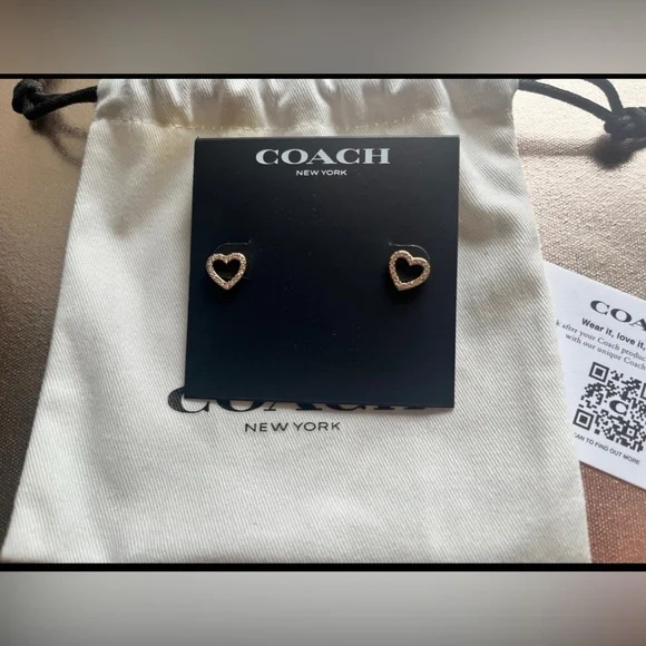 Brand new Coach earrings - Picture 2 of 3